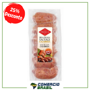 Produtos Brasileiro Inglaterra Linguiça Calabresa - Prisca 500g