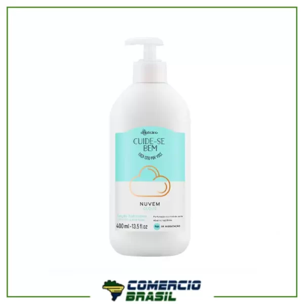 O Boticário Moisturizing Lotion Cuide-se Bem Nuvem Body Deodorant Loção Hidratante 400ml