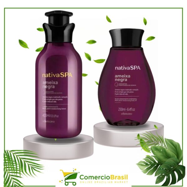 1-kit Boticario Nativa Spa Locao Hidratante