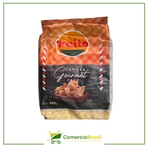 Farofa Gourmet Torresmo 350g - Produtos Brasileiro
